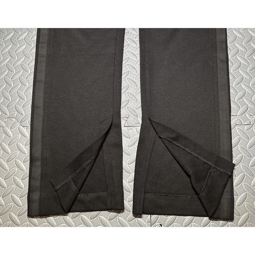 NEW rag & bone Joan Slim Fit women's black Slit cuffs stripe Pants 52%cotton L - Picture 11 of 11